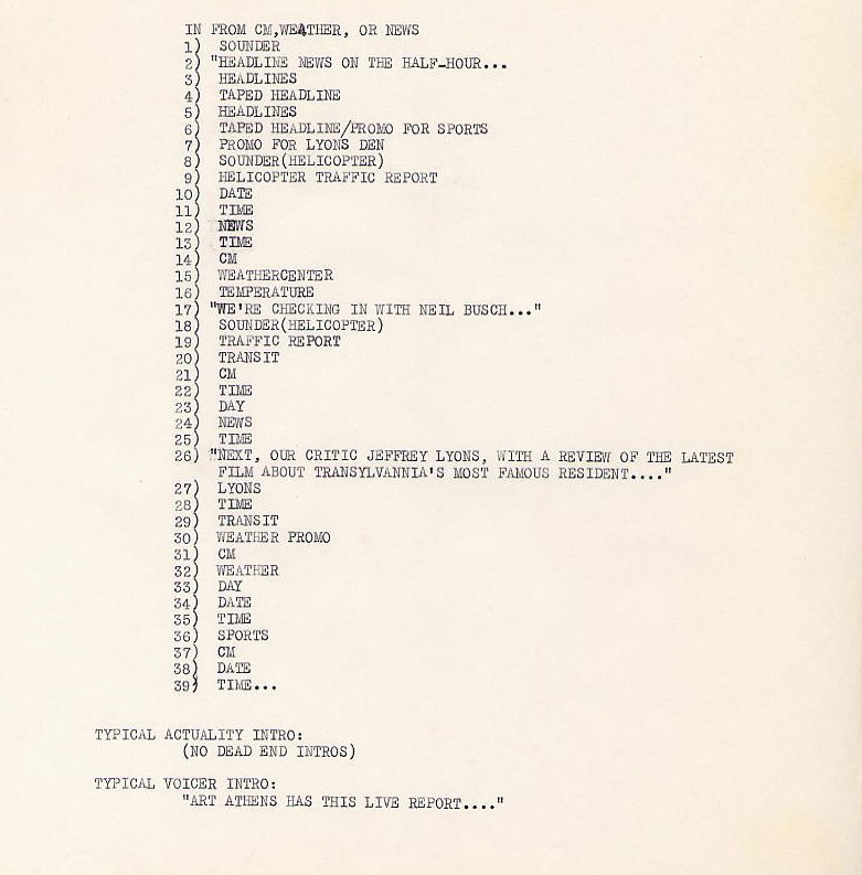 WCBS format example