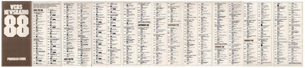 Station schedule